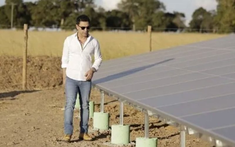 Zezé di Camargo inaugura usina solar na fazenda “É o Amor”